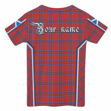 Rait Tartan Crest Kid T-shirt Scotland Coat of Arm Flag Style - Tartan Vibes Clothing