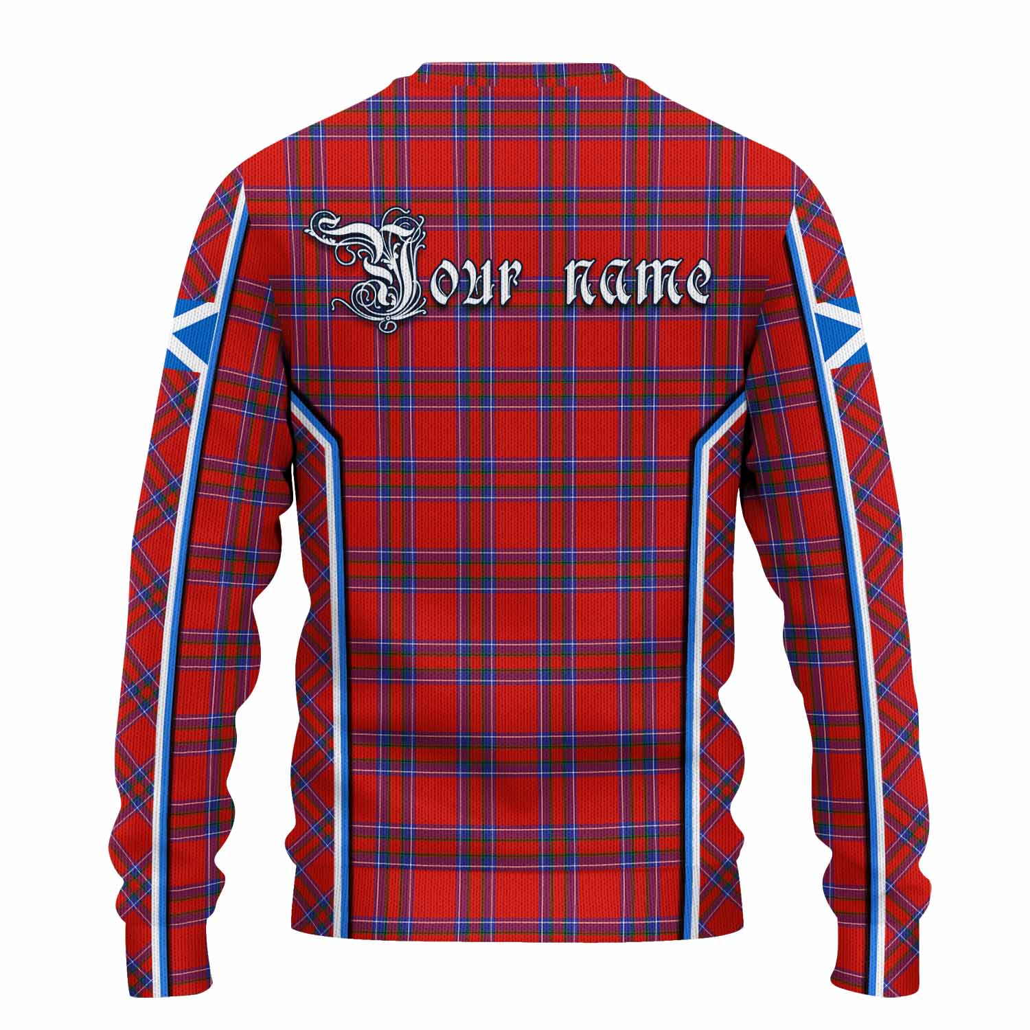 Rait Tartan Crest Knitted Sweater Scotland Coat of Arm Flag Style - Tartan Vibes Clothing