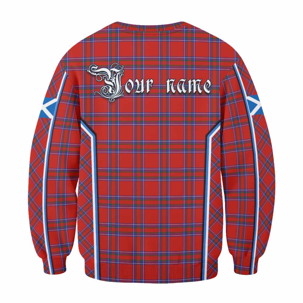 Rait Tartan Crest Sweatshirt Scotland Coat of Arm Flag Style - Tartan Vibes Clothing
