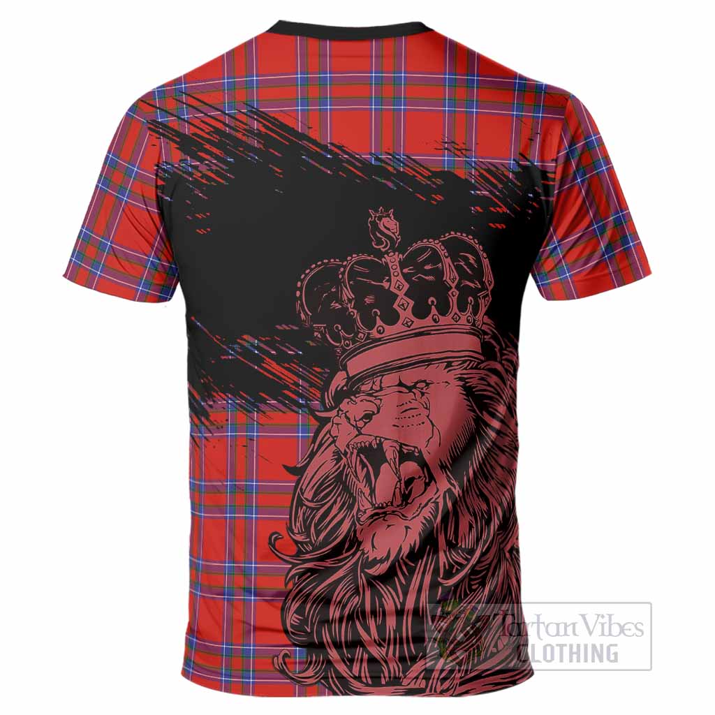 Rait Tartan Crest T-Shirt Crowned Lion Heritage Style