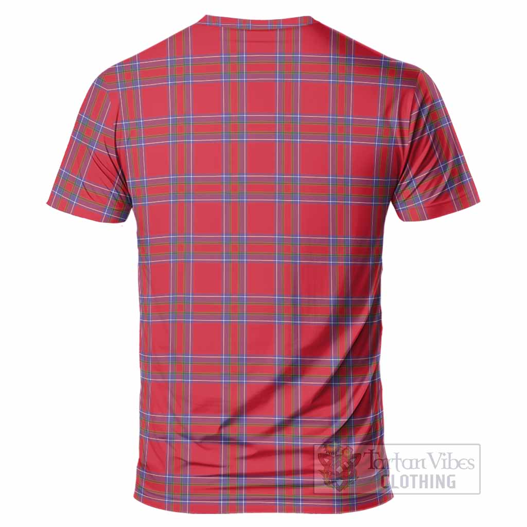 Rait Tartan Crest T-Shirt Ferocious Lion Style