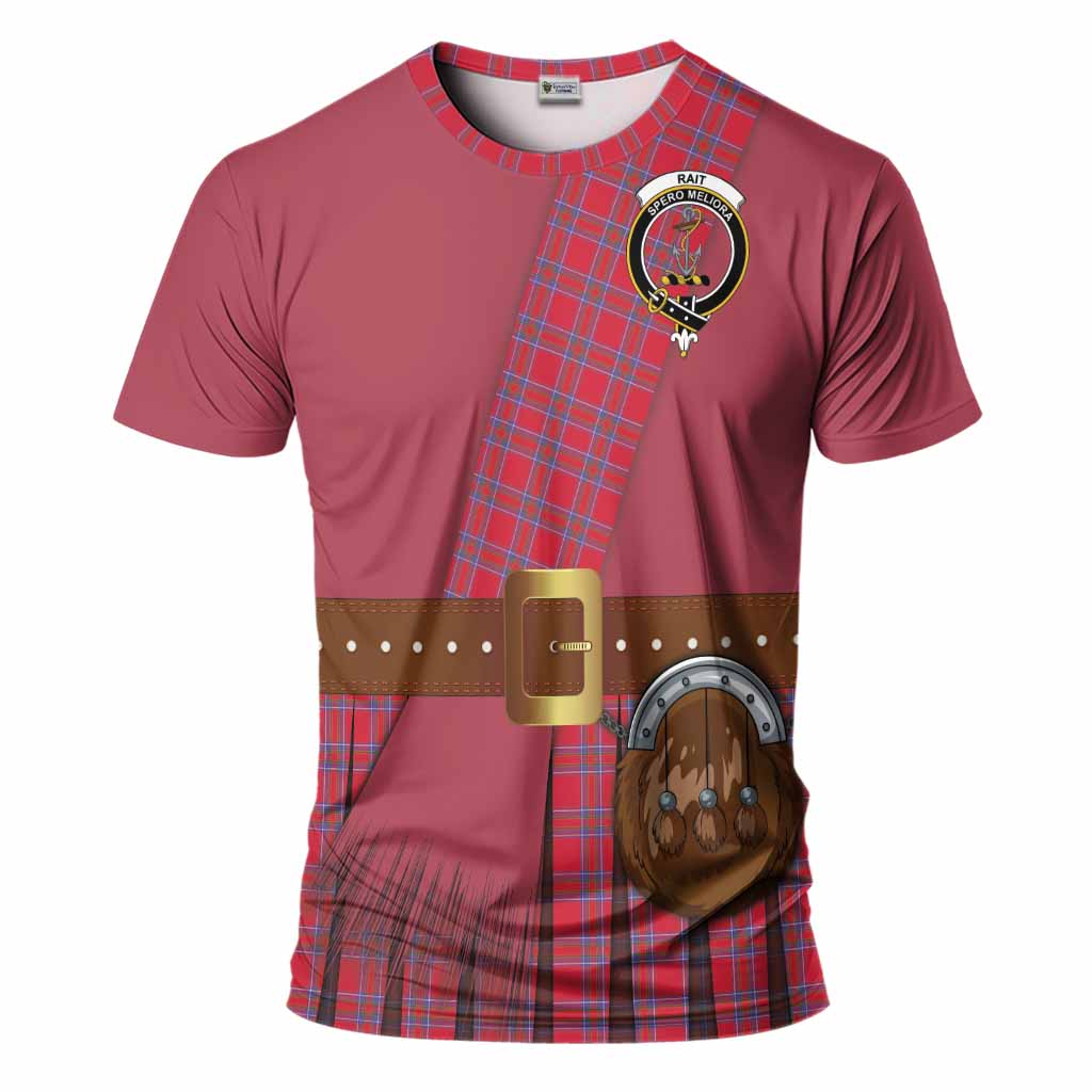 Rait Tartan Crest T-Shirt Kilt Costume Style
