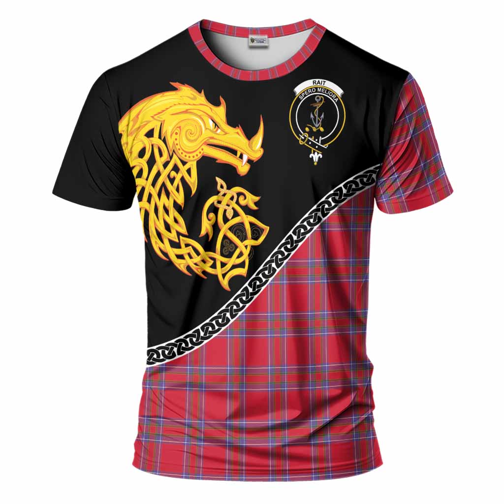 Rait Tartan Crest T-Shirt Legendary Dragon Knot Half Style