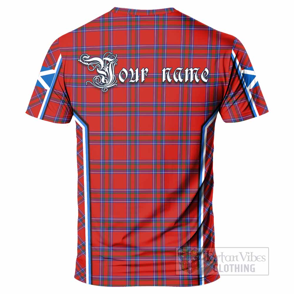 Rait Tartan Crest T-shirt Scotland Coat of Arm Flag Style - Tartan Vibes Clothing
