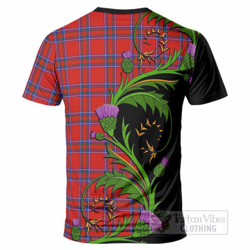 Rait Tartan Crest T-Shirt Scottish Thistle Pride Heritage Art