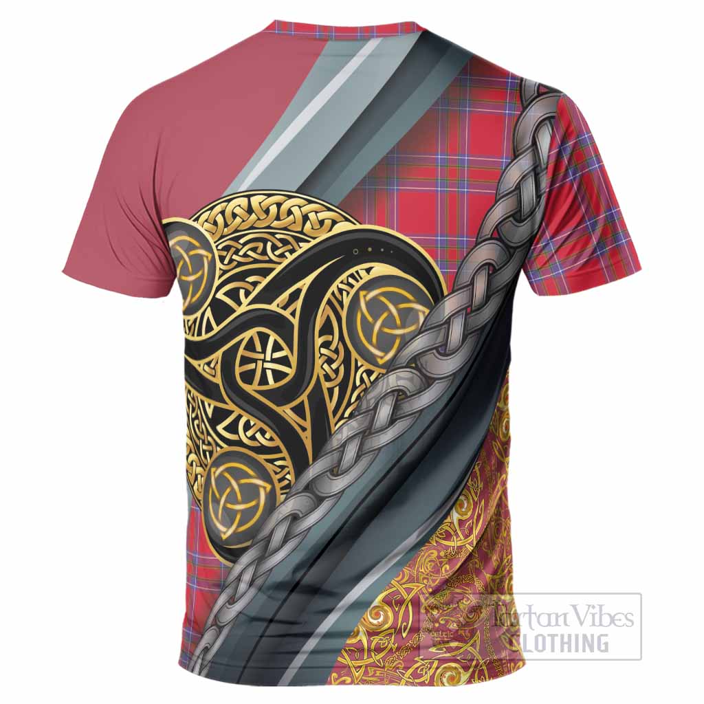 Rait Tartan Crest T-Shirt Scottish Triskele Celtic