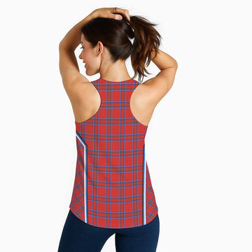 Rait Tartan Crest Women Racerback Tanks Scotland Coat of Arm Flag Style - Tartan Vibes Clothing