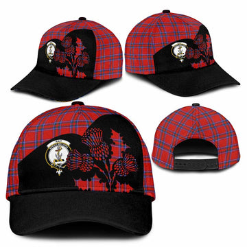 Rait Tartan Family Crest Classic Cap Scotland Thistle Floral Flag Style