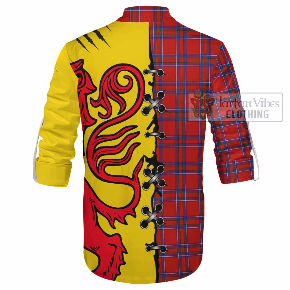 Rait Tartan Family Crest Ghillie Kilt Shirt Lion Rampant Honor - Tartan Vibes Clothing