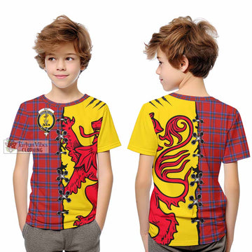 Rait Tartan Family Crest Kid T-shirt Lion Rampant Honor - Tartan Vibes Clothing