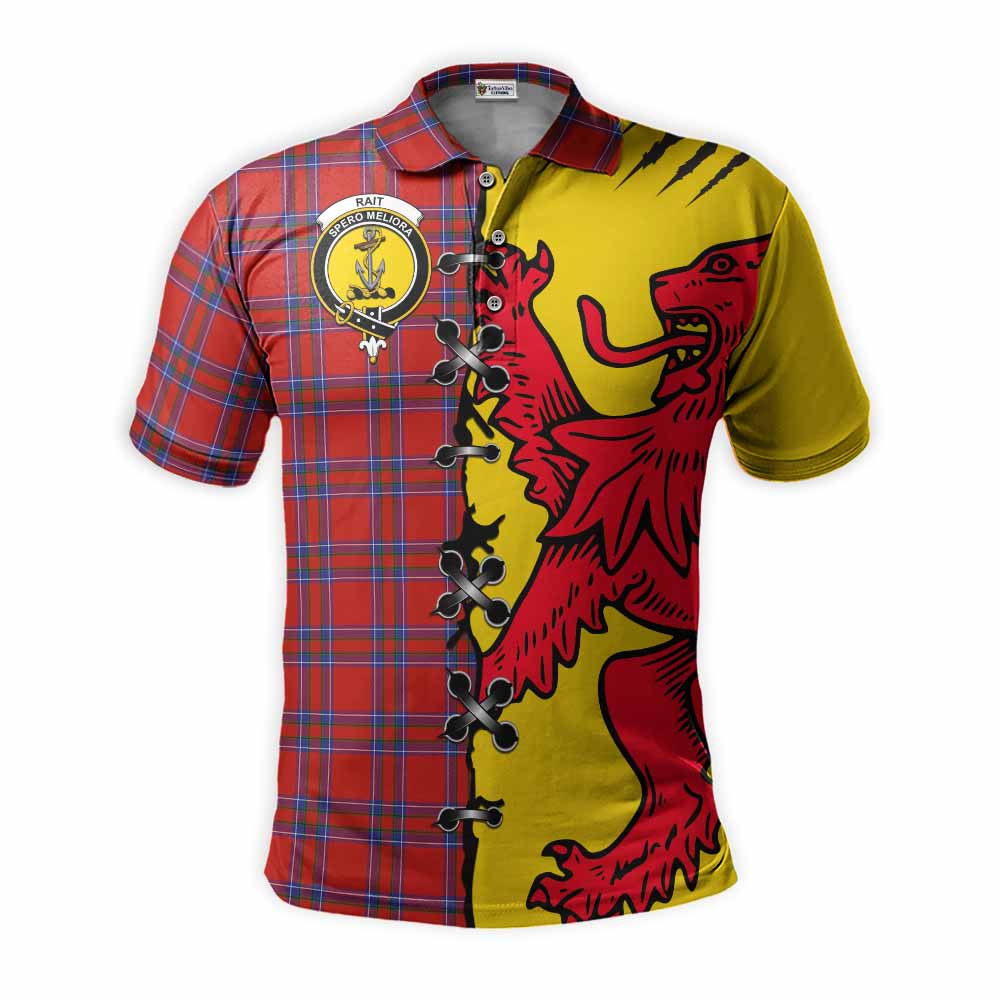 Rait Tartan Family Crest Polo Shirt Lion Rampant Honor - Tartan Vibes Clothing