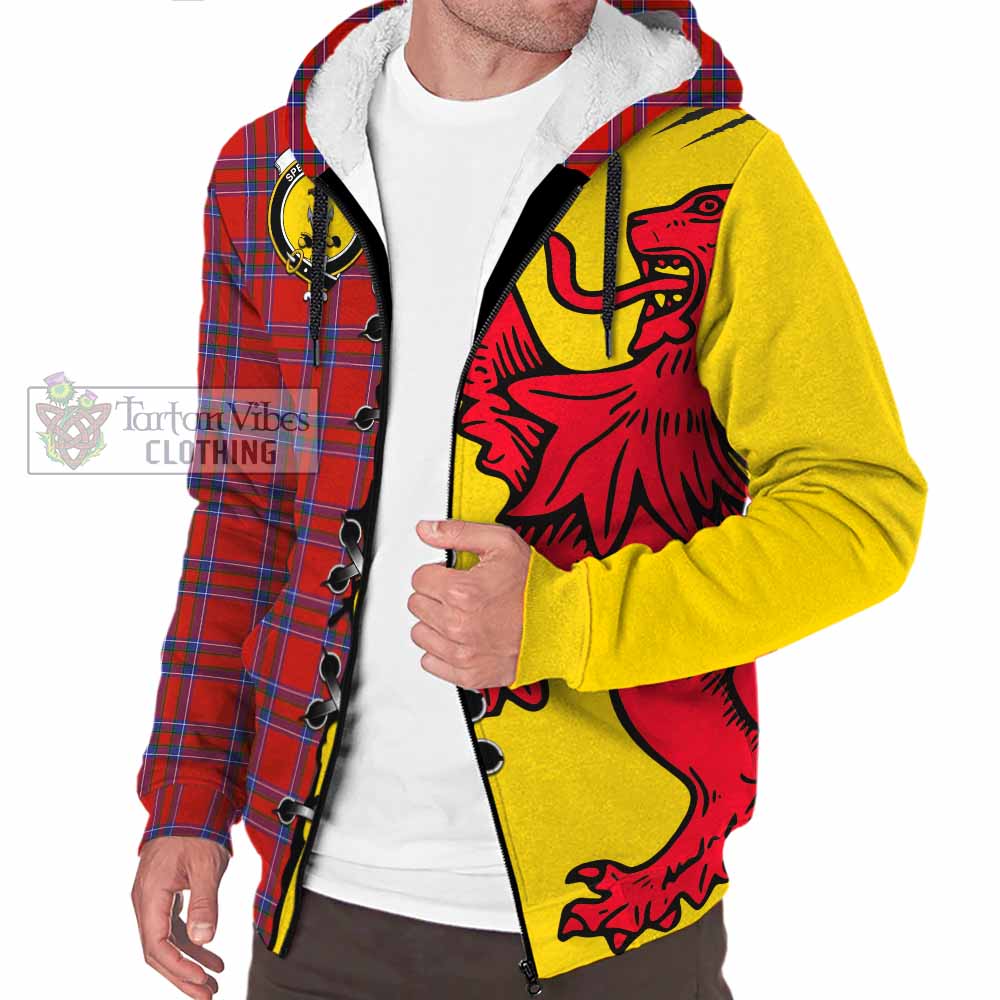 Rait Tartan Family Crest Sherpa Hoodie Lion Rampant Honor - Tartan Vibes Clothing