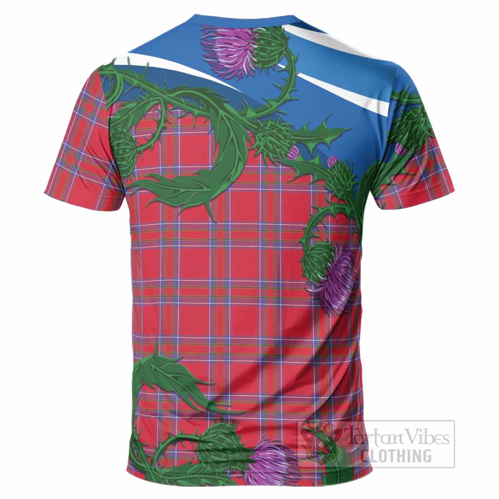 Rait Tartan Family Crest T-Shirt Thistle in Minimalism