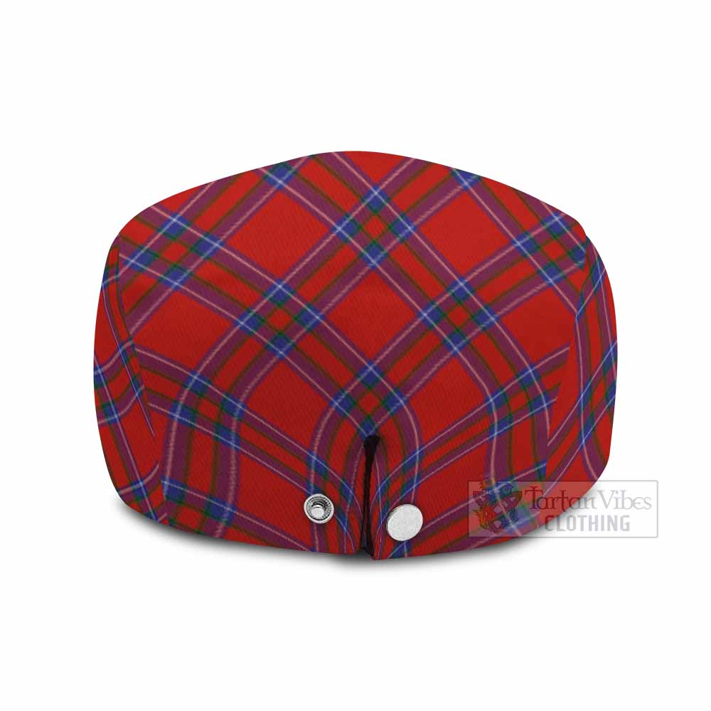 Rait Tartan Flat Cap, Jeff Cap Cross Style with Family Crest - Tartan Vibes Clothing