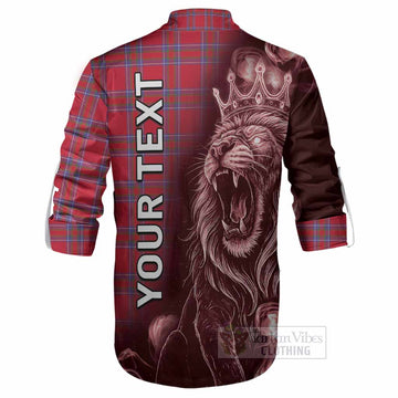 Rait Tartan Ghillie Shirt Roaring Lion Heritage