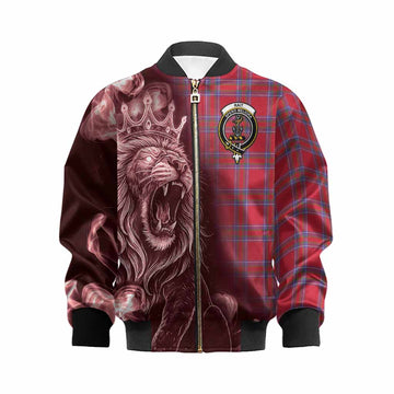 Rait Tartan Kid Bomber Jacket Roaring Lion Heritage