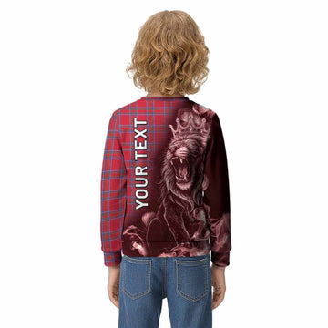 Rait Tartan Kid Knitted Sweatshirt Roaring Lion Heritage