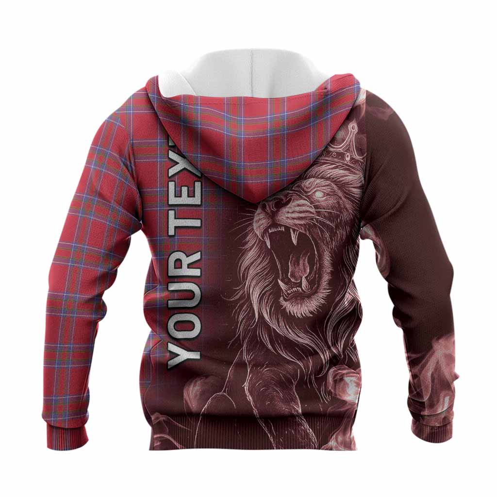 Rait Tartan Knitted Hoodie Roaring Lion Heritage