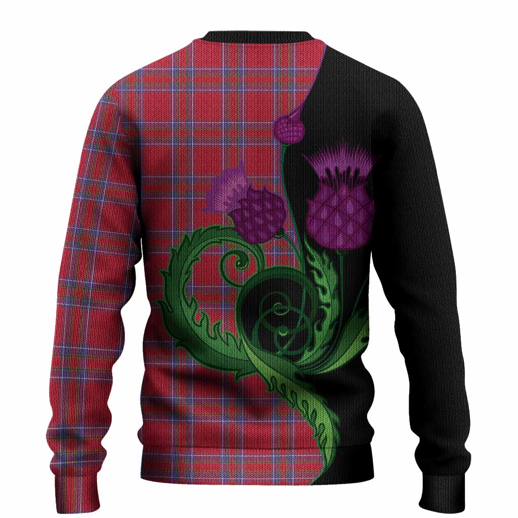Rait Tartan Knitted Sweater Traditional Scottish Thistle