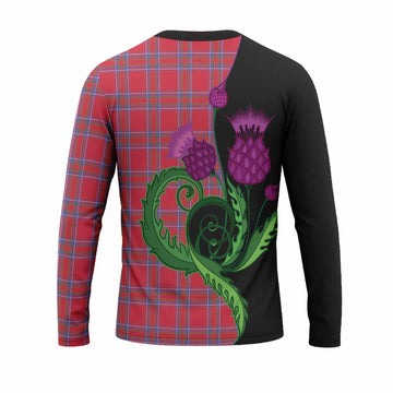 Rait Tartan Long Sleeve T-Shirt Traditional Scottish Thistle