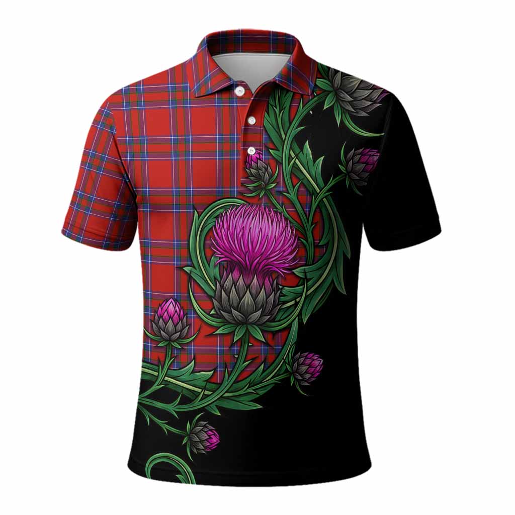 Rait Tartan Polo Shirt Resilient Scottish Thistle