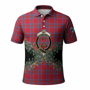 Rait Tartan Polo Shirt Thistle Scottish Spirit