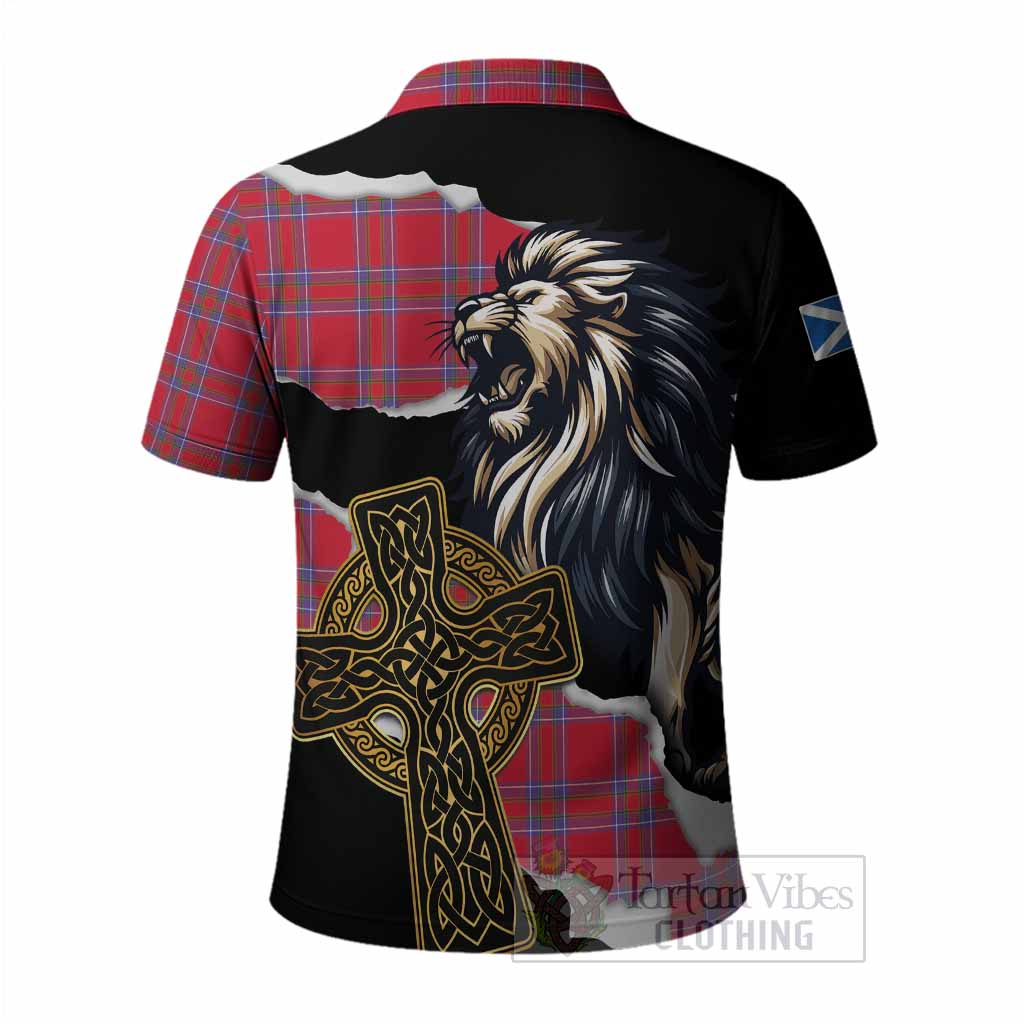 Rait Tartan Scottish Polo Shirt Lion Celtic Heritage