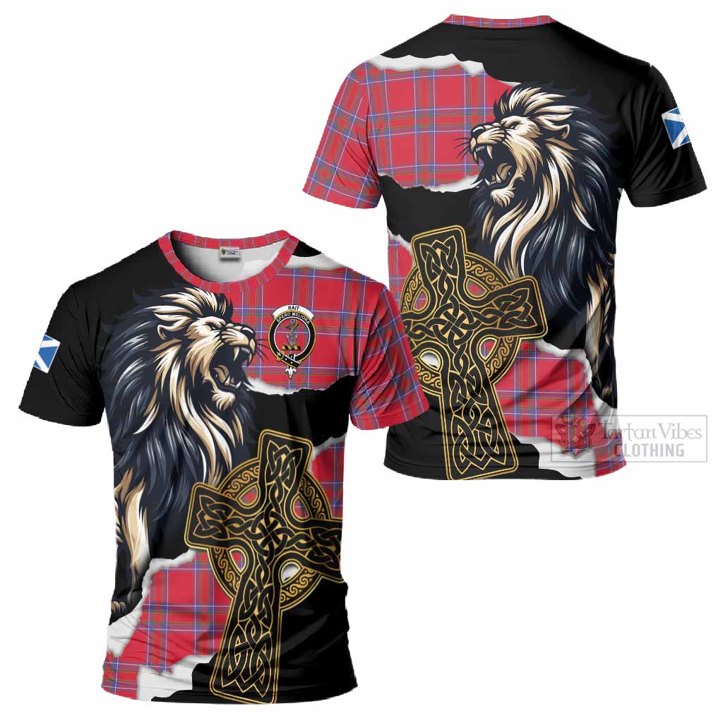 Rait Tartan Scottish T-Shirt Lion Celtic Heritage