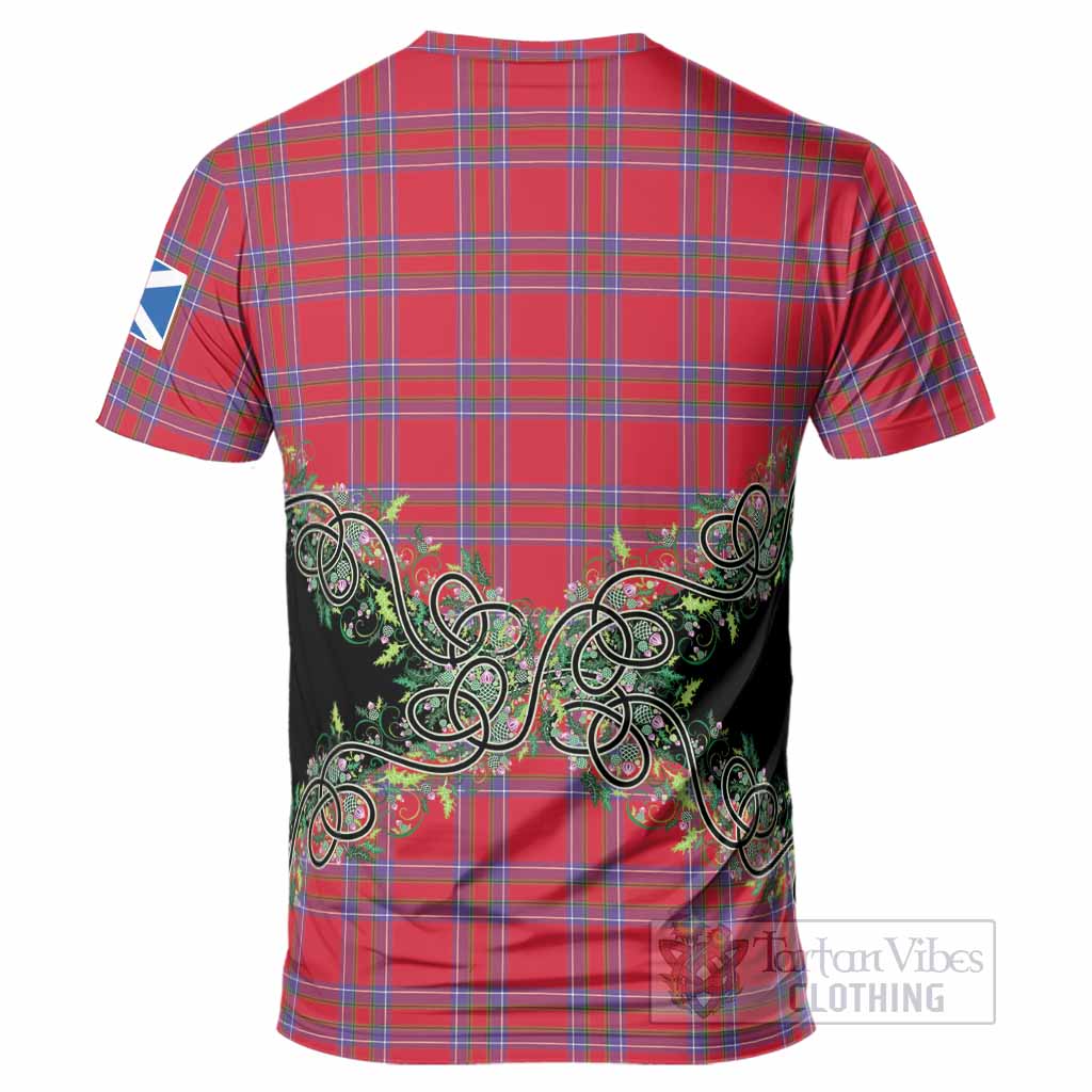 Rait Tartan T-Shirt Thistle Scottish Spirit