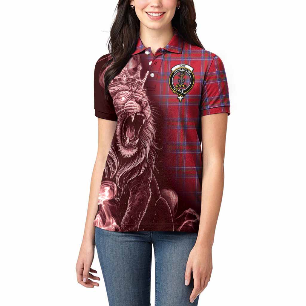 Rait Tartan Women Polo Shirt Roaring Lion Heritage