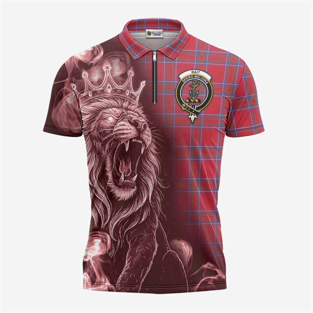 Rait Tartan Zipper Polo Shirt Roaring Lion Heritage