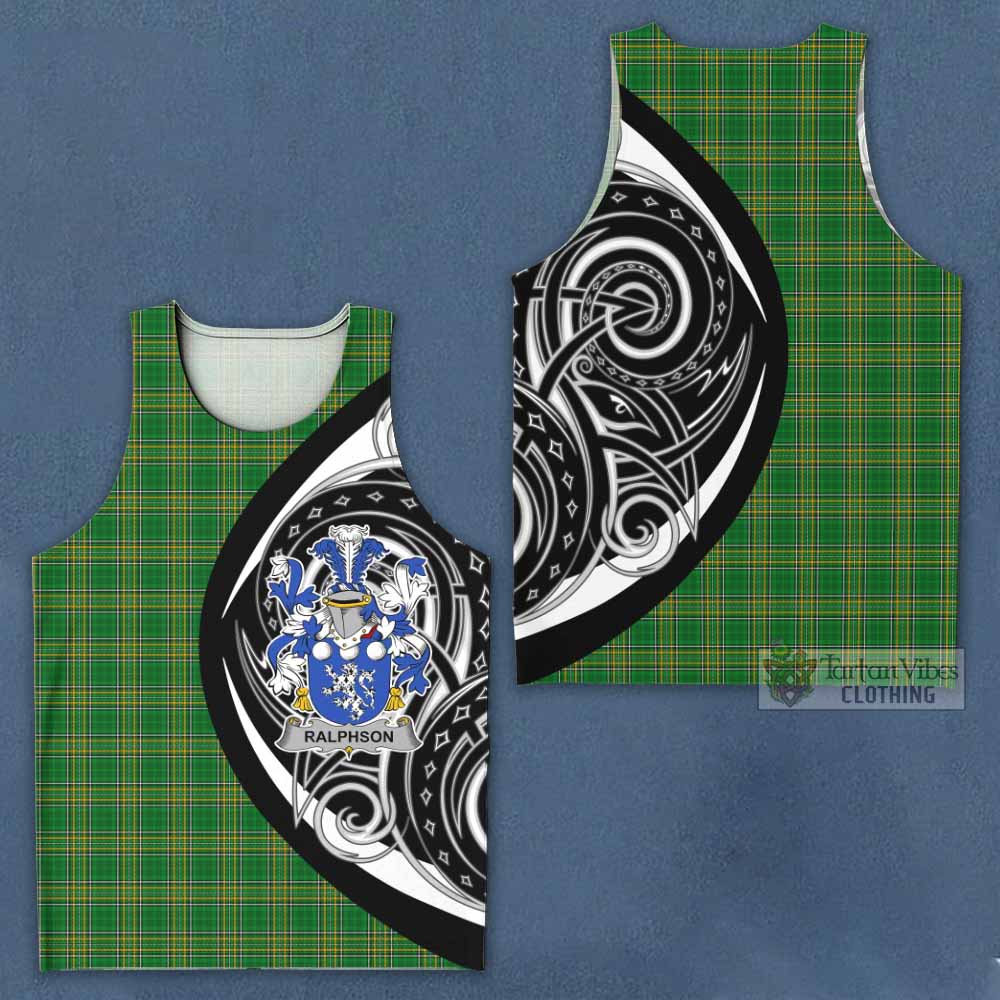 Tartan Vibes Clothing Ralphson Irish Clan Men's Tank Top Celtic Circle Style