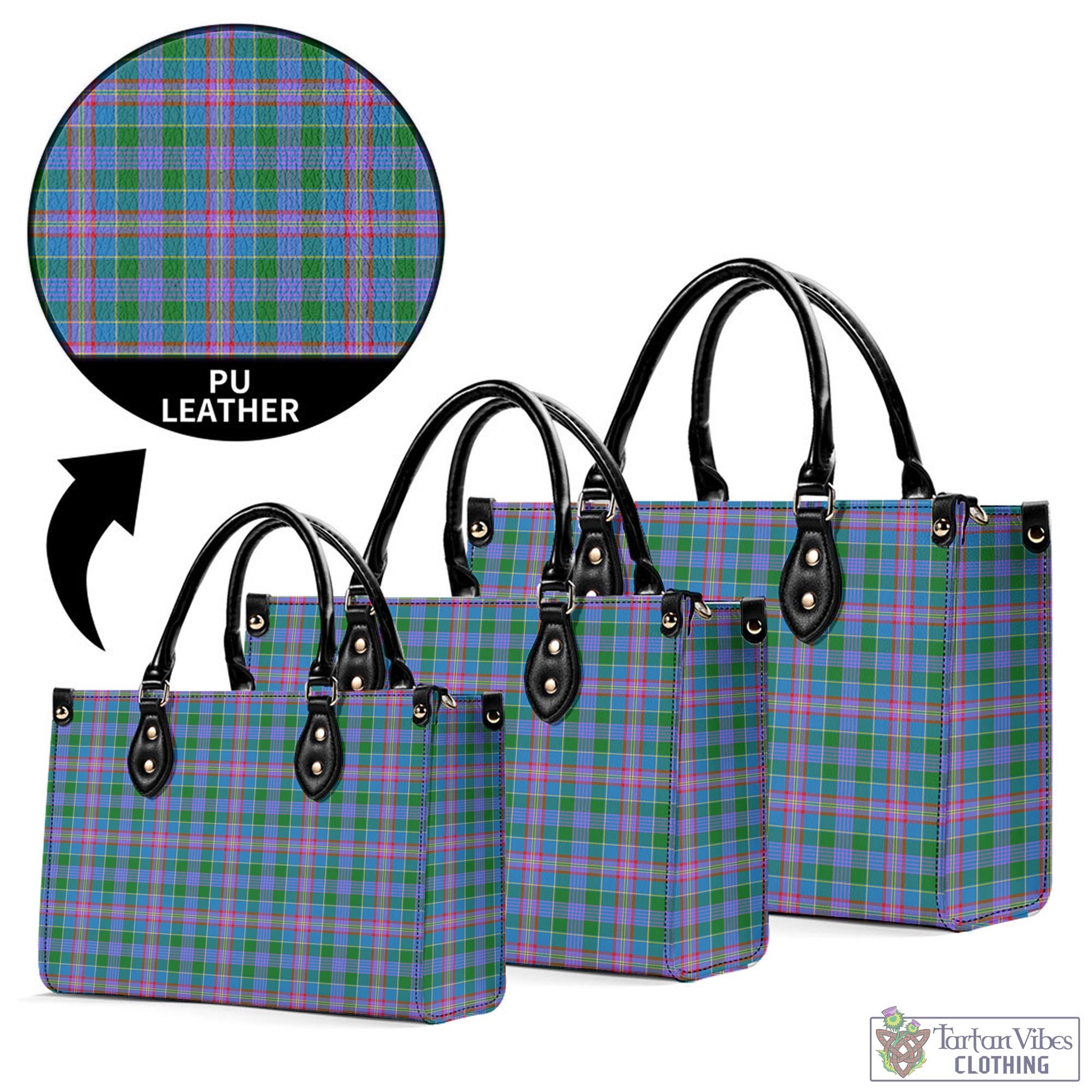 Tartan Vibes Clothing Ralston Tartan Luxury Leather Handbags