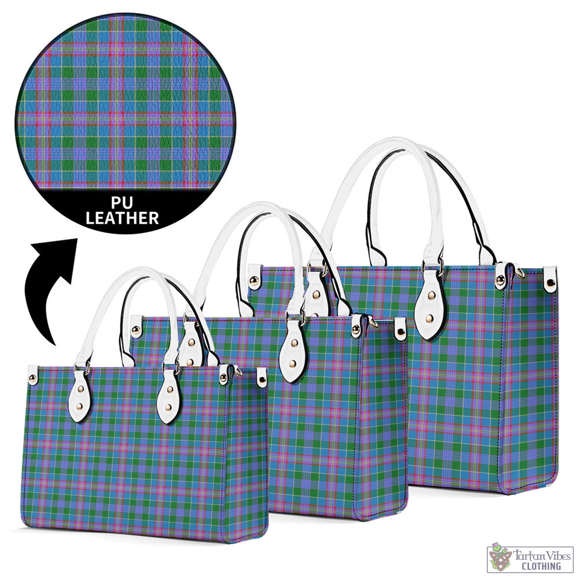 Tartan Vibes Clothing Ralston Tartan Luxury Leather Handbags