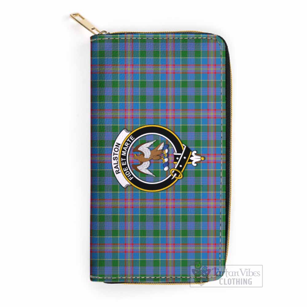 Tartan Vibes Clothing Ralston Tartan Women's Leather Wallet with Family Crest