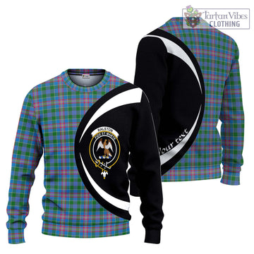 Ralston Tartan Ugly Sweater with Family Crest Circle Style
