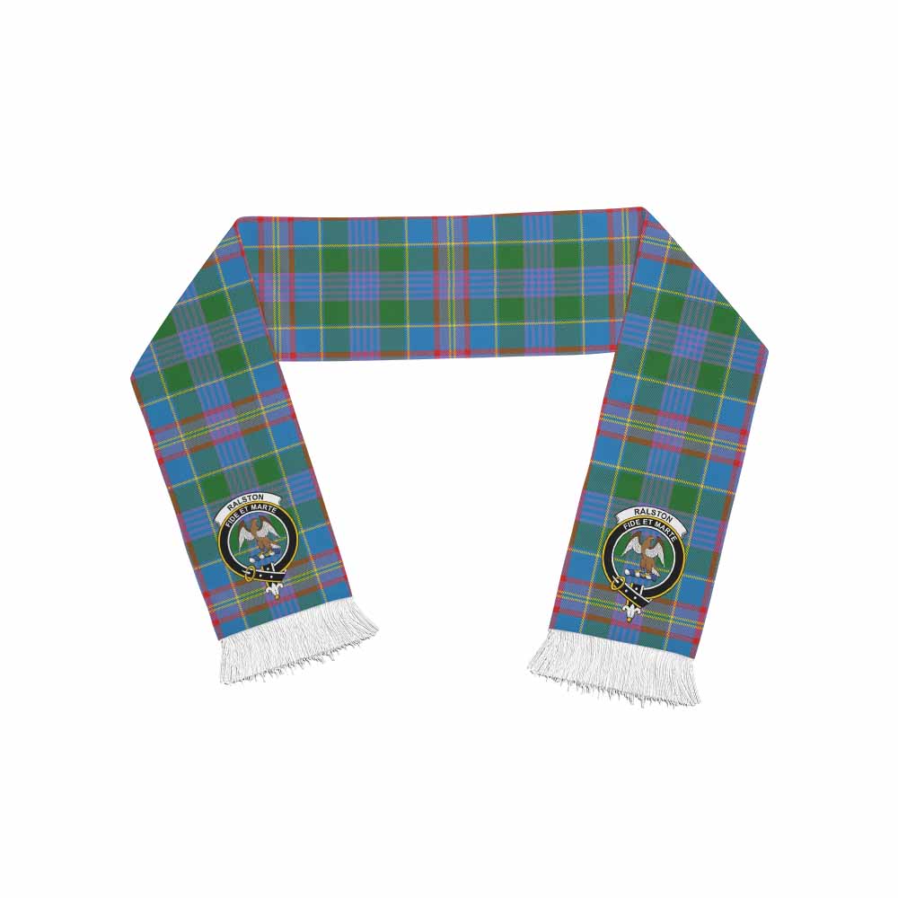 Tartan Vibes Clothing Ralston Tartan Ruffneck Scarf with Family Crest