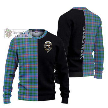 Ralston Tartan Ugly Sweater with Family Crest and Half Of Me Style