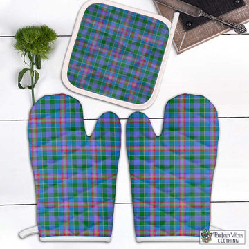 Ralston Tartan Combo Oven Mitt & Pot-Holder Combo 1 Oven Mitt & 1 Pot-Holder White - Tartan Vibes Clothing