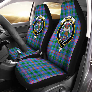 Ralston Tartan Car Seat Cover with Family Crest