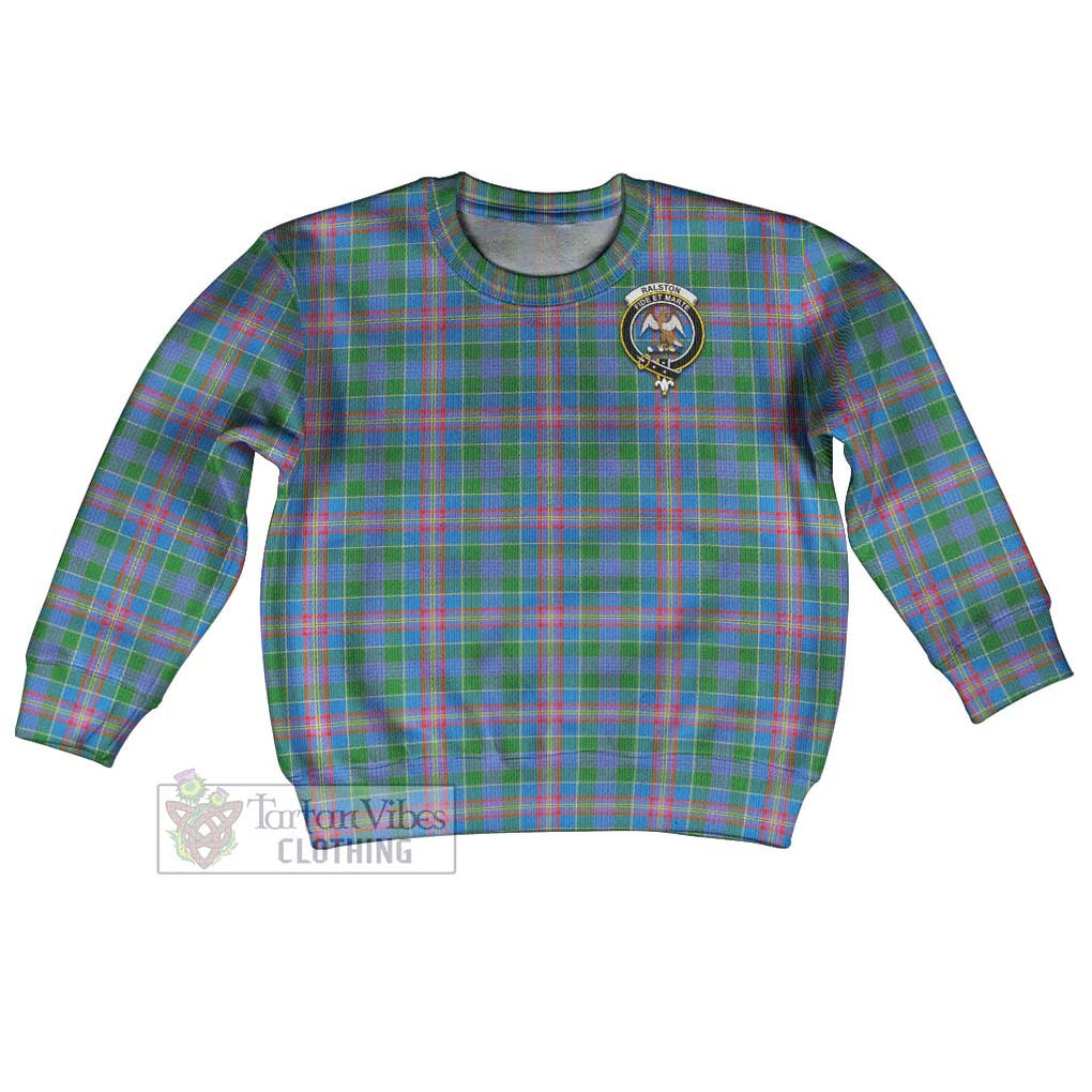 Tartan Vibes Clothing Ralston Tartan Kid Ugly Sweater with Family Crest