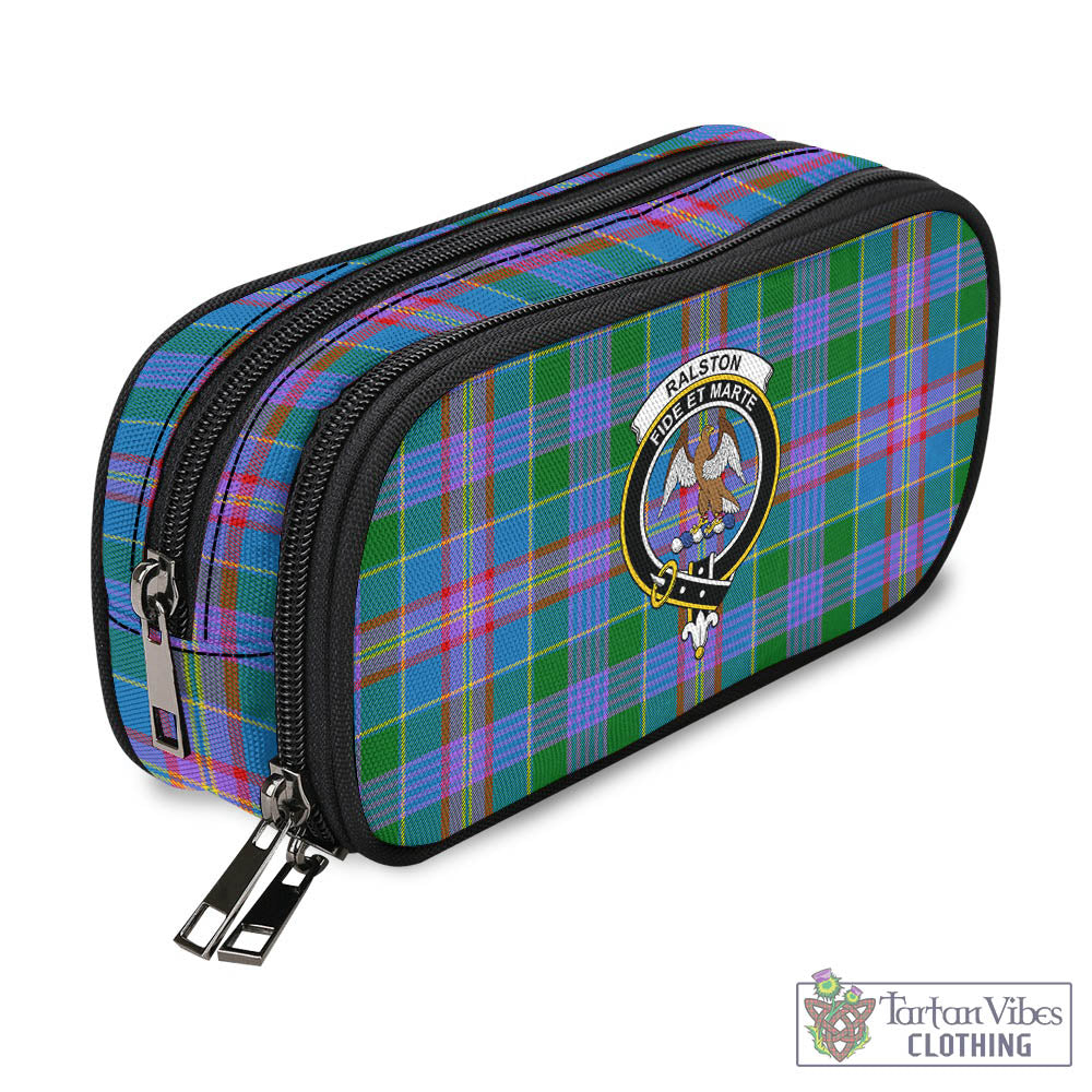 Tartan Vibes Clothing Ralston Tartan Pen and Pencil Case with Family Crest