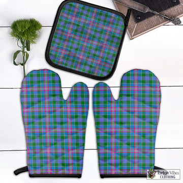 Ralston Tartan Combo Oven Mitt & Pot-Holder Combo 1 Oven Mitt & 1 Pot-Holder Black - Tartan Vibes Clothing