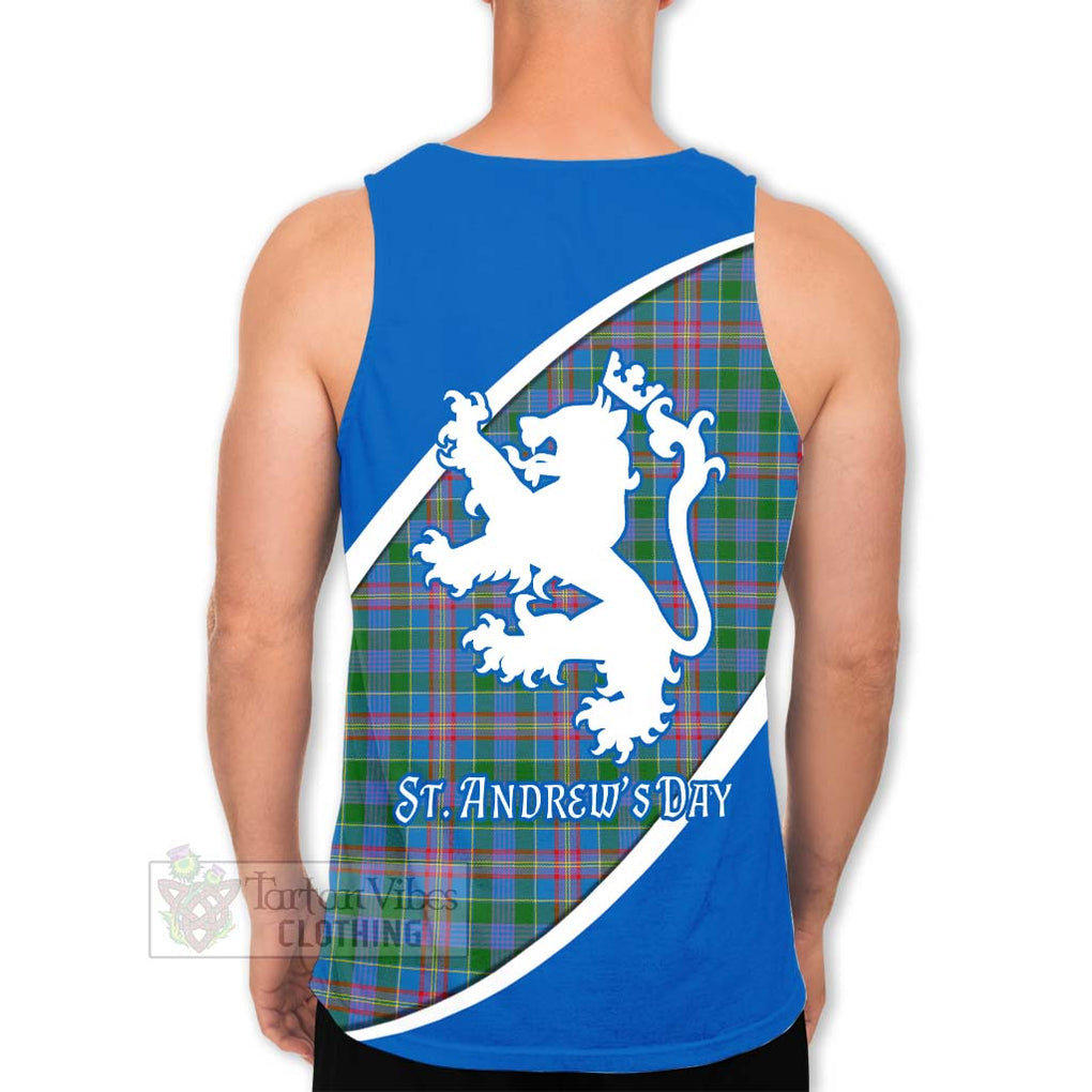 Tartan Vibes Clothing Ralston Family Crest Tartan Men's Tank Top Celebrate Saint Andrew's Day in Style