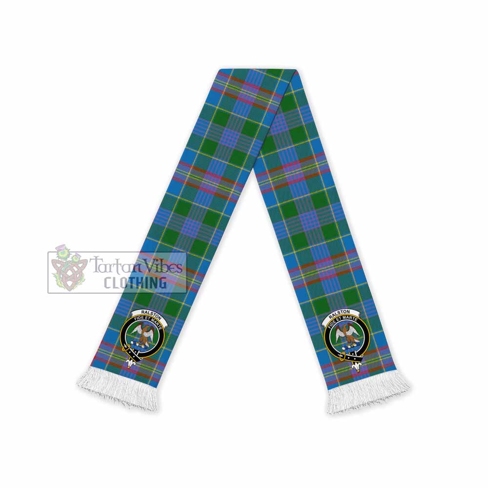 Tartan Vibes Clothing Ralston Tartan Ruffneck Scarf with Family Crest