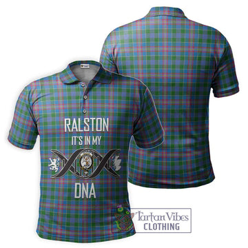 Ralston Tartan Polo Shirt with Family Crest DNA In Me Style