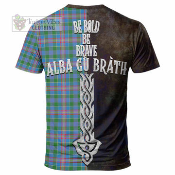 Ralston Tartan Family Crest T-Shirt Alba Gu Brath Be Brave Lion Ancient Style
