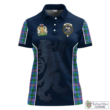 Ralston Tartan Women's Polo Shirt with Family Crest and Lion Rampant Vibes Sport Style