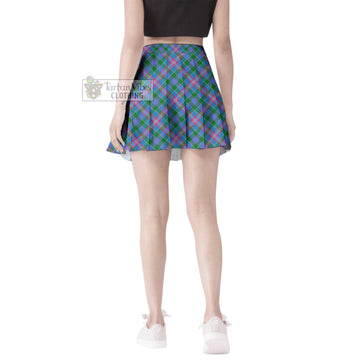 Ralston Tartan Women's Plated Mini Skirt Cross Style