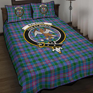 Ralston Tartan Quilt Bed Set with Family Crest